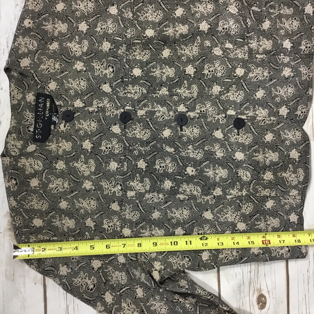 Vintage St. Gillian by Kay Unger Silk Crop Jacket - Picture 7 of 8
